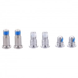 Kit Viti Silver MacBook Pro 13.3 A1708 Coperchio Inferiore (4 Lunghe e 2 Corte)